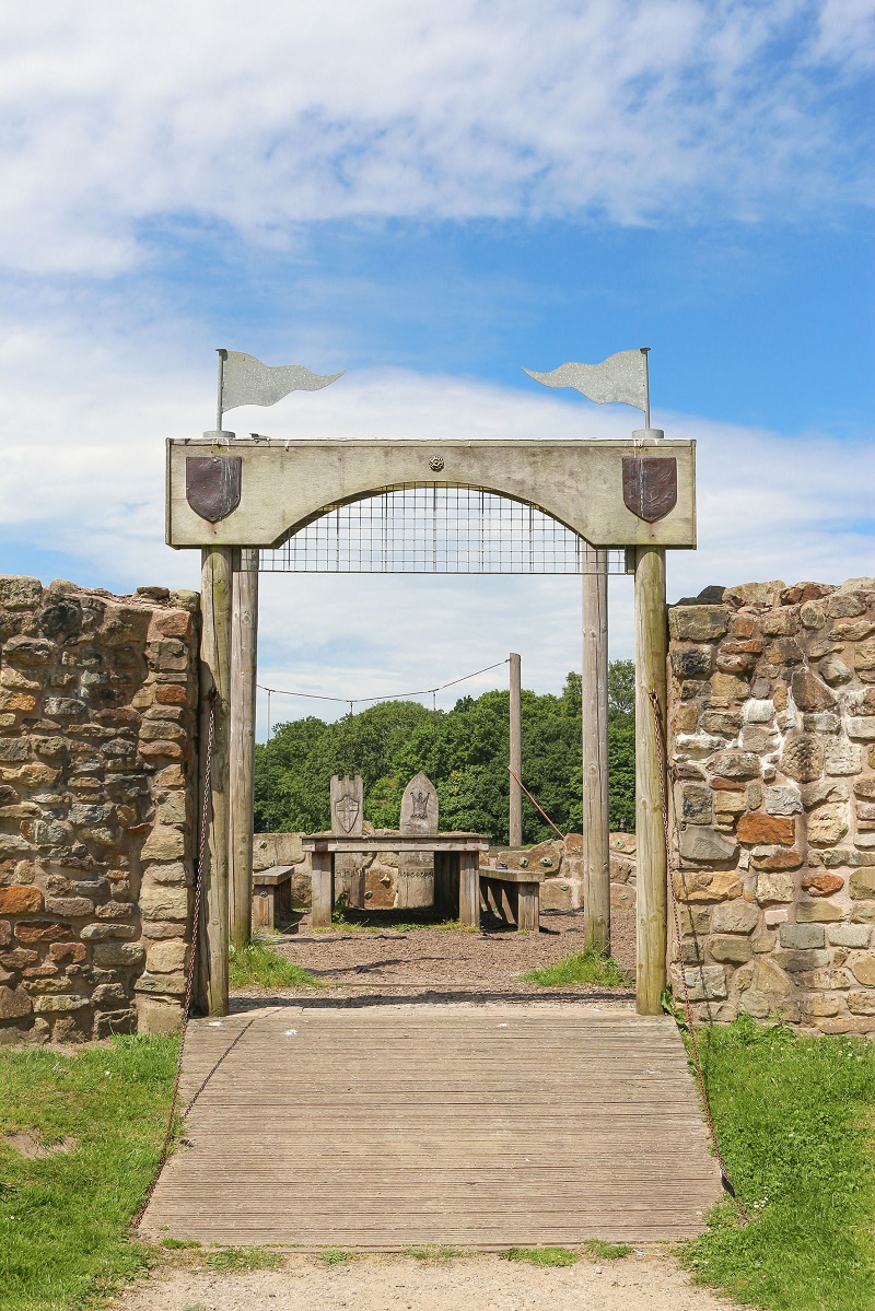 Entrance to play area