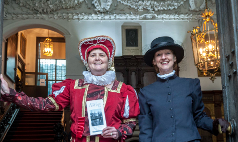 Astley Hall staff in period costume